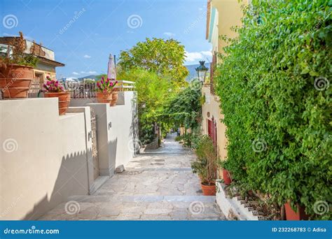 Street View Of Athens Stock Image Image Of Athens Tourist 232268783