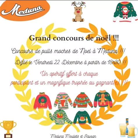 Grand Concours De Pulls Moches De No L Chez M Duna Rauzan