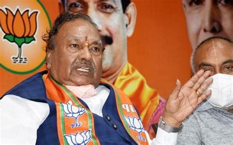 BJP Leader KS Eshwarappa Refused Contest Karnataka Election