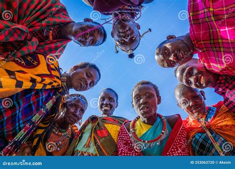 Maasai Mara Tribe People at Maasai Mara Tribe Village Editorial Image ...