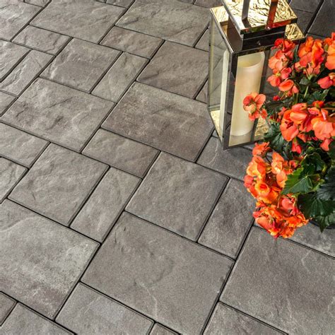Unilock Treo Permeable Fireplace Stone And Patio