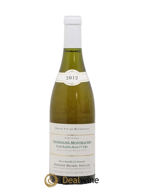 Buy Chassagne Montrachet Er Cru Clos Saint Jean Michel Niellon