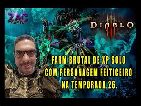 Diablo Build Intelig Ncia E M Todo Solo Insano De Farm Xp Na