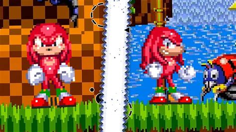 Sonic Hacks Knuckles In Original Sonic 1 YouTube