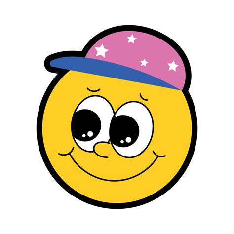 Trendy Cap Emoji 39214921 Vector Art at Vecteezy