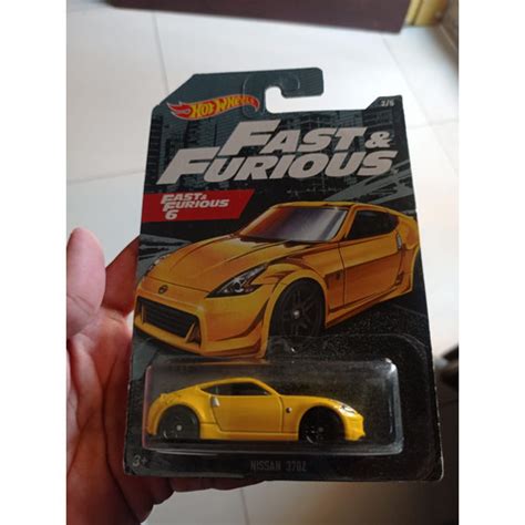 Jual Hotwheels Fast N Furious Fnf Nissan 370z No R34 Jdm Kuning Yellow