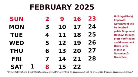 February Calendar 2025 Youtube