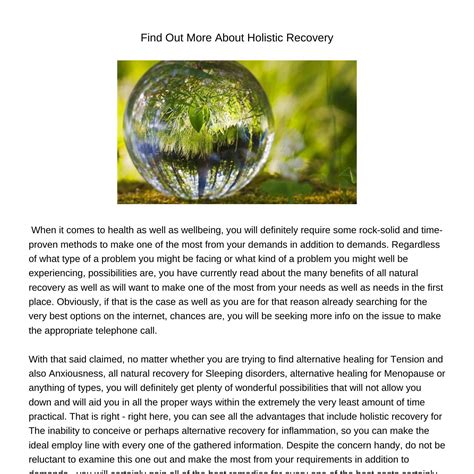 FindOutMoreAboutHolisticRecovery193.pdf | DocDroid