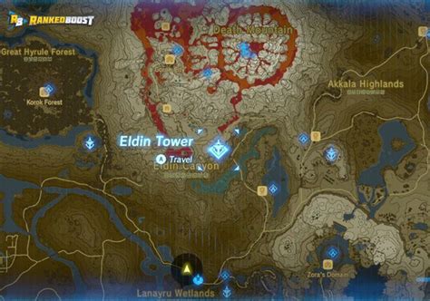 Zelda Breath Of The Wild Tower Locations How To Climb Guide