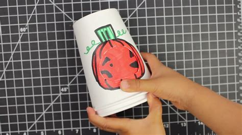 Halloween Changing Paper Cup Faces Youtube