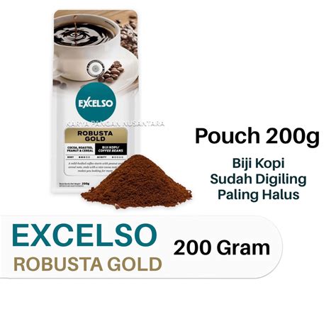 Jual KOPI EXCELSO ROBUSTA GOLD KOPI ROBUSTA GOLD EXCELSO COFFEE 200GR