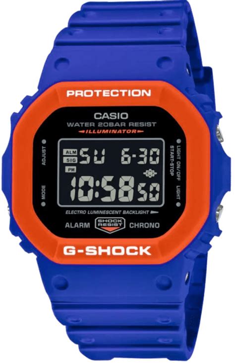 Casio G Shock Orange Blue Digital Watch Dw5610sc 2