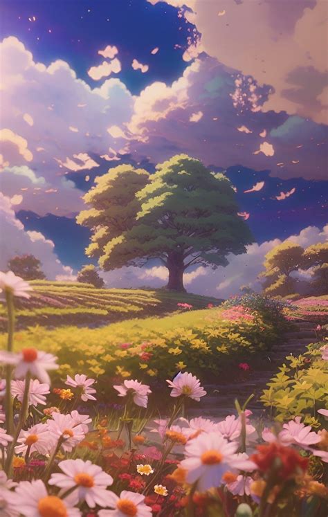 Pretty Wallpapers Backgrounds Anime Scenery Wallpaper Landscape