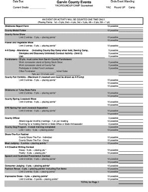 Fillable Online Oces Okstate H Score Sheet Xls Oces Okstate Fax