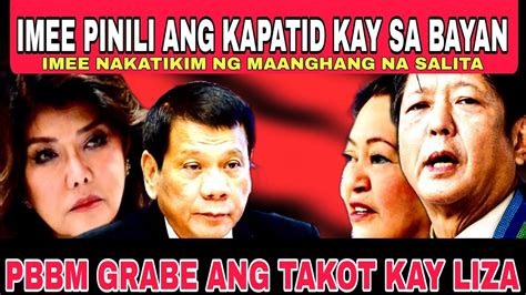 Imee Marcos Pinagsasalita Na Para Sa Bayan Sira Na Ang Pangalang