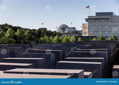 американское Reichstag мемориала холокоста посольства Редакционное ...