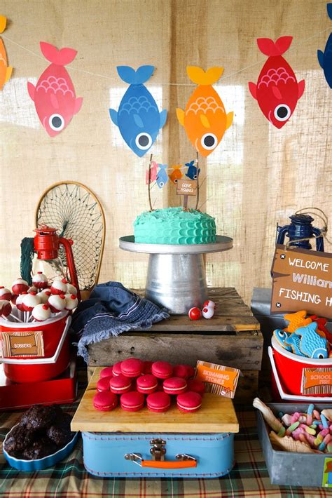 Karas Party Ideas Williams Gone Fishing Birthday Party Karas Party