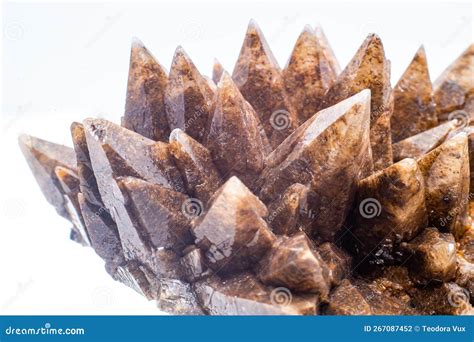 Natural Brown Sharp Spiked Calcite Calcite Stone Natural Sharp And