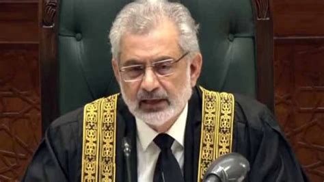 CJP Qazi Faez Isa Moves To Chamber Work Before Retirement