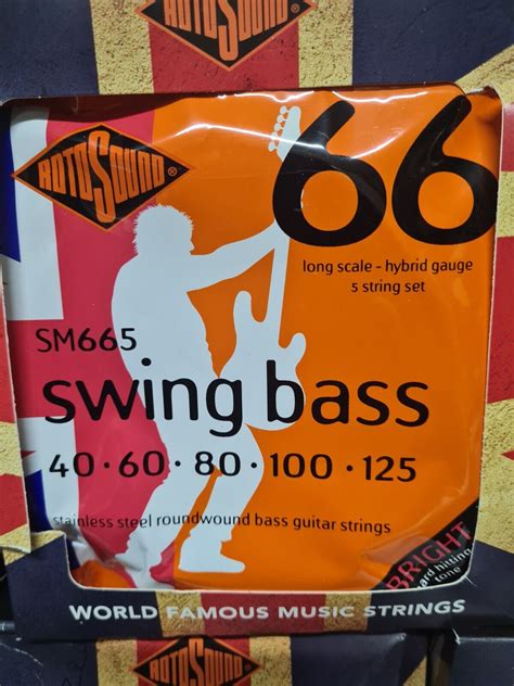 Rotosound Swing Bass 66 Nickel 45 105 Rs 66ldn Strings For Sale Online Ebay