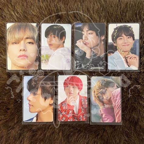 Jual Ready Stock Pc Photocard Bts Dicon Taehyung Tae V Tae Merah