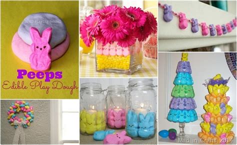 OVER 50 MARSHMALLOW PEEPS CRAFTS AND RECIPES Mad in Crafts