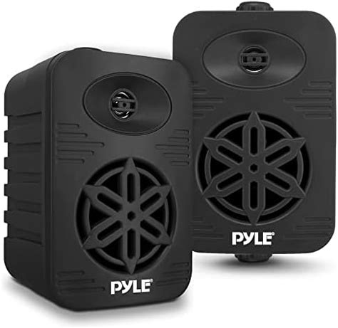 Pyle Way Weatherproof Outdoor Speaker Set Inch W Pair Of