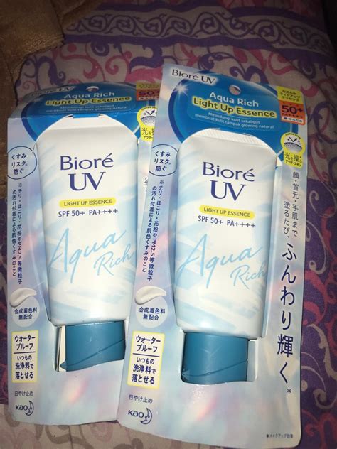Biore Uv Light Up Sunscreen On Carousell