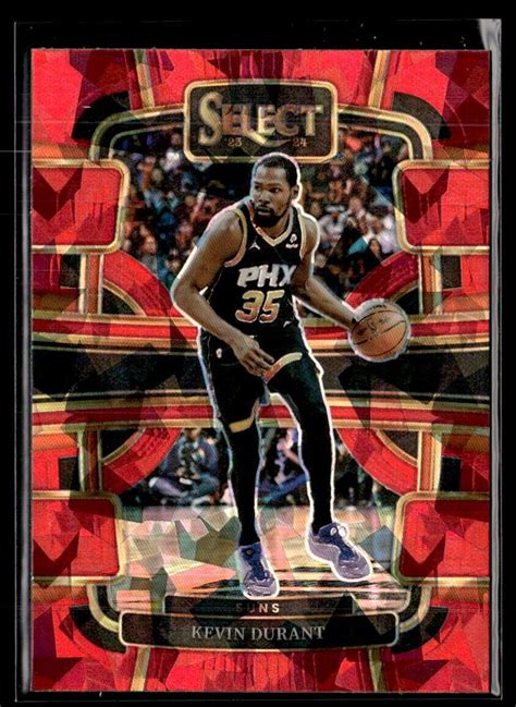 Panini Select Kevin Durant Red Ice Prizm Concourse Phoenix