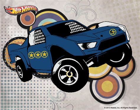 Dibujo De Camioneta Hot Wheels Pintado Por En Dibujos Net El D A 10944