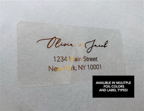 Recipient Address Labels Wedding Guest Address Labels Rsvp Etsy