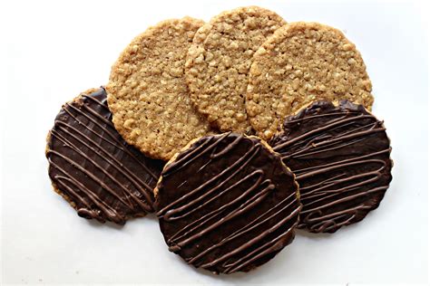 Chocolate Covered Hobnob Oat Cookies - The Monday Box