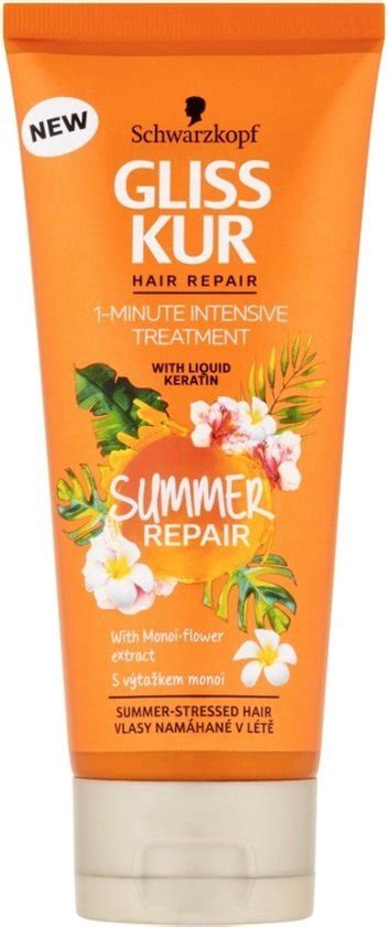 Schwarzkopf Gliss Kur Summer Repair Conditioner Treatment 200 Ml Met Monoi Bloem Bol