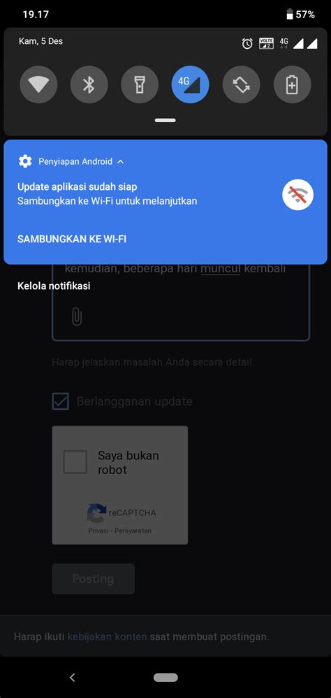 Kenapa Penyiapan Android Selalu Muncul Di Notifikasi Isinya Update