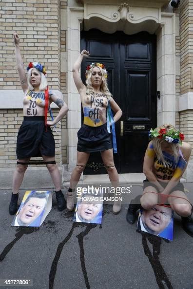 Leader Of Ukrainian Feminist Protest Group Femen Inna Shevchenko And