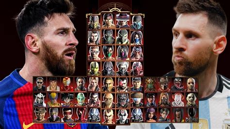 Mortal Kombat 9 Lionel Messi Mod Expert Arcade Ladder Gameplay 1080p 60ᶠᵖˢ Youtube