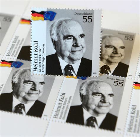 Briefmarkenmotiv Seltene Ehre F R Altkanzler Helmut Kohl Welt