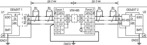 Удлинитель линий интерфейса RS-485 УЛИ-485 - Тахион