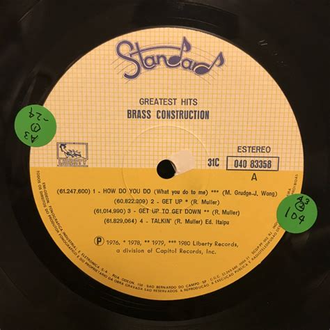 Yahoo オークション Brass Construction Greatest Hits