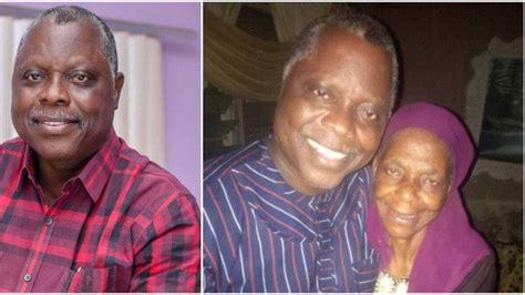 Dele Odule Visits Oldest Female Yoruba Actress 90 Year Old Iya Osogbo