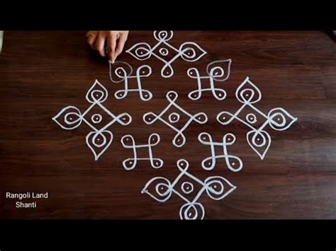 X Simple And Easy Rangoli Beginners Sikku Kolam Melikala Muggulu