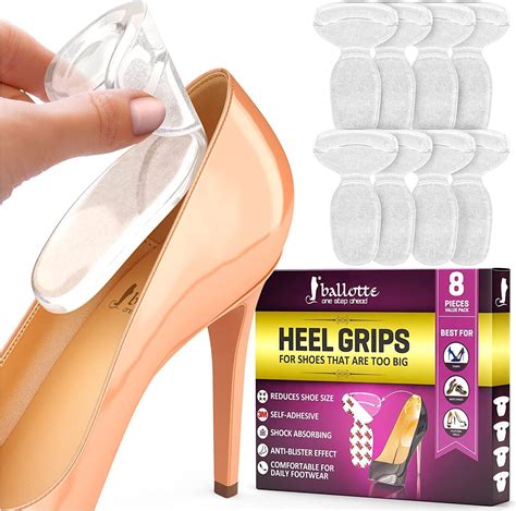 Ballotte Premium Grade Silicone Heel Protector Natural Pack