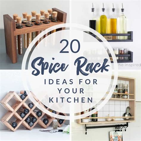 20 Genius Spice Rack Ideas For Your Kitchen The Handyman S Daughter