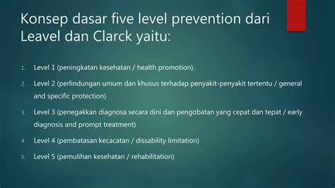 8 Five Level Prevention 2020 PPT