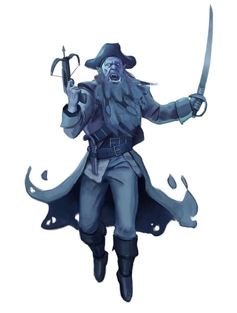 Ghost Pirate Captain Monsters Archives Of Nethys Pathfinder 2nd