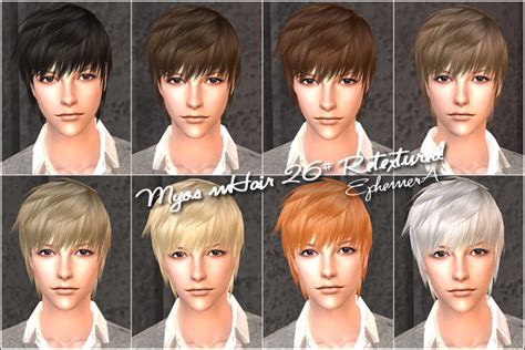 Mod The Sims Myos Male Hair No2326 Retextured