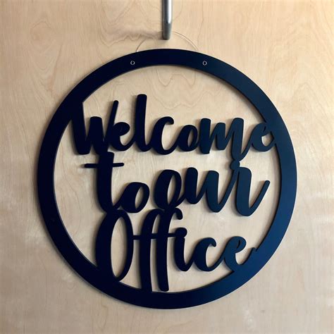 Office Door Hanger Office Welcome Sign Welcome Sign for | Etsy