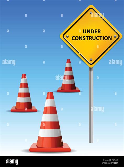 Traffic Cones Isolated On White Stock Vector Image And Art Alamy