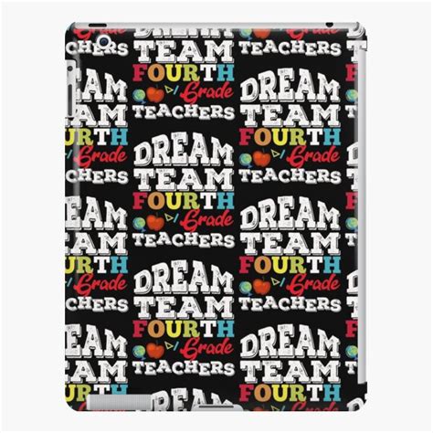 Funda Y Vinilo Para Ipad Dream Team Maestro De Cuarto Grado Maestros