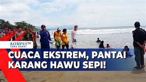 Pantai Karang Hawu Sepi Wisatawan Pedagang Keluhkan Omzet Youtube